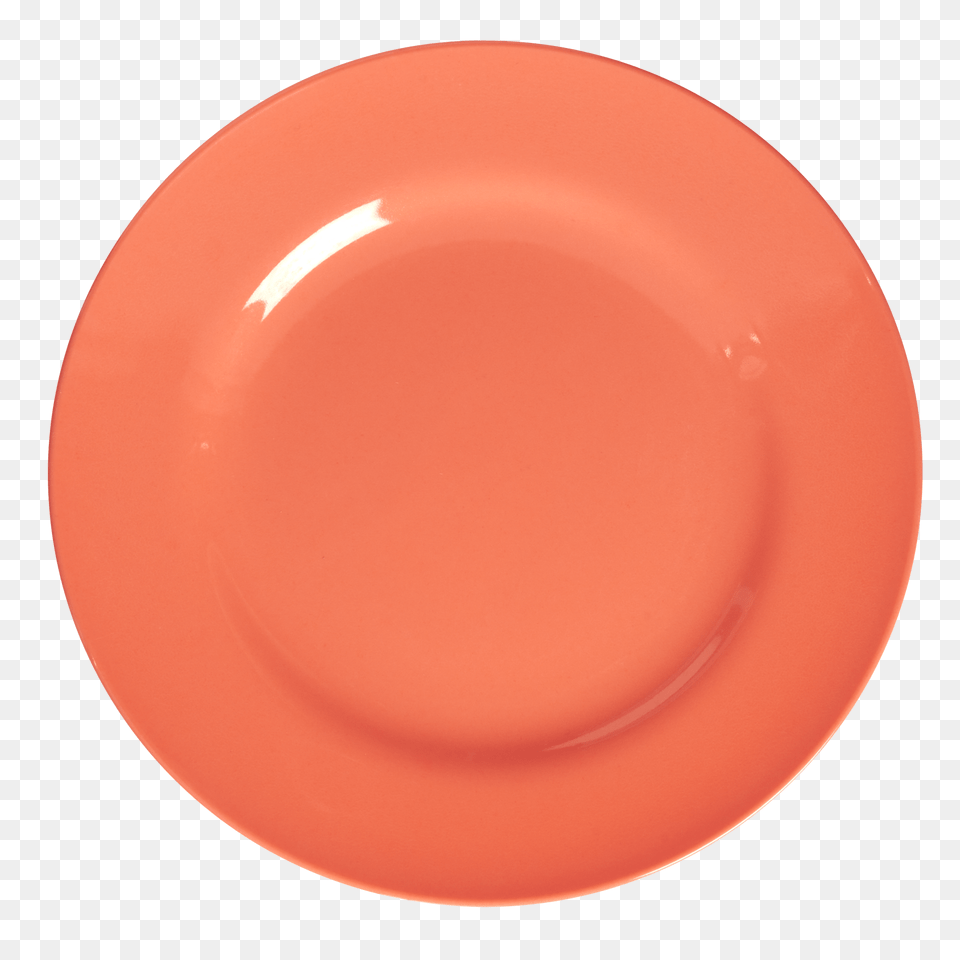 Neon Pastel Orange Melamine Dinner Plate, Art, Pottery, Porcelain, Meal Png