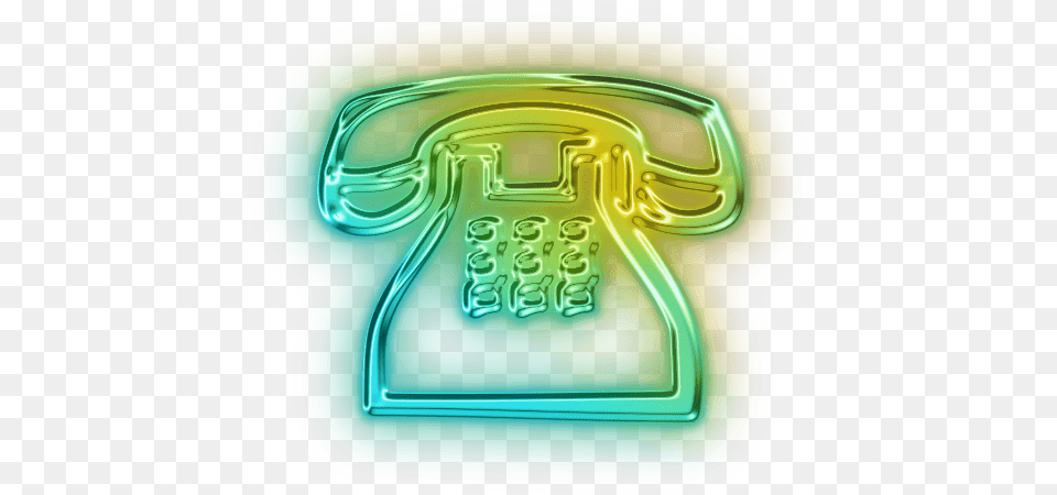 Neon Phone Sign Stickpng Phone Neon, Hot Tub, Tub, Light Png Image