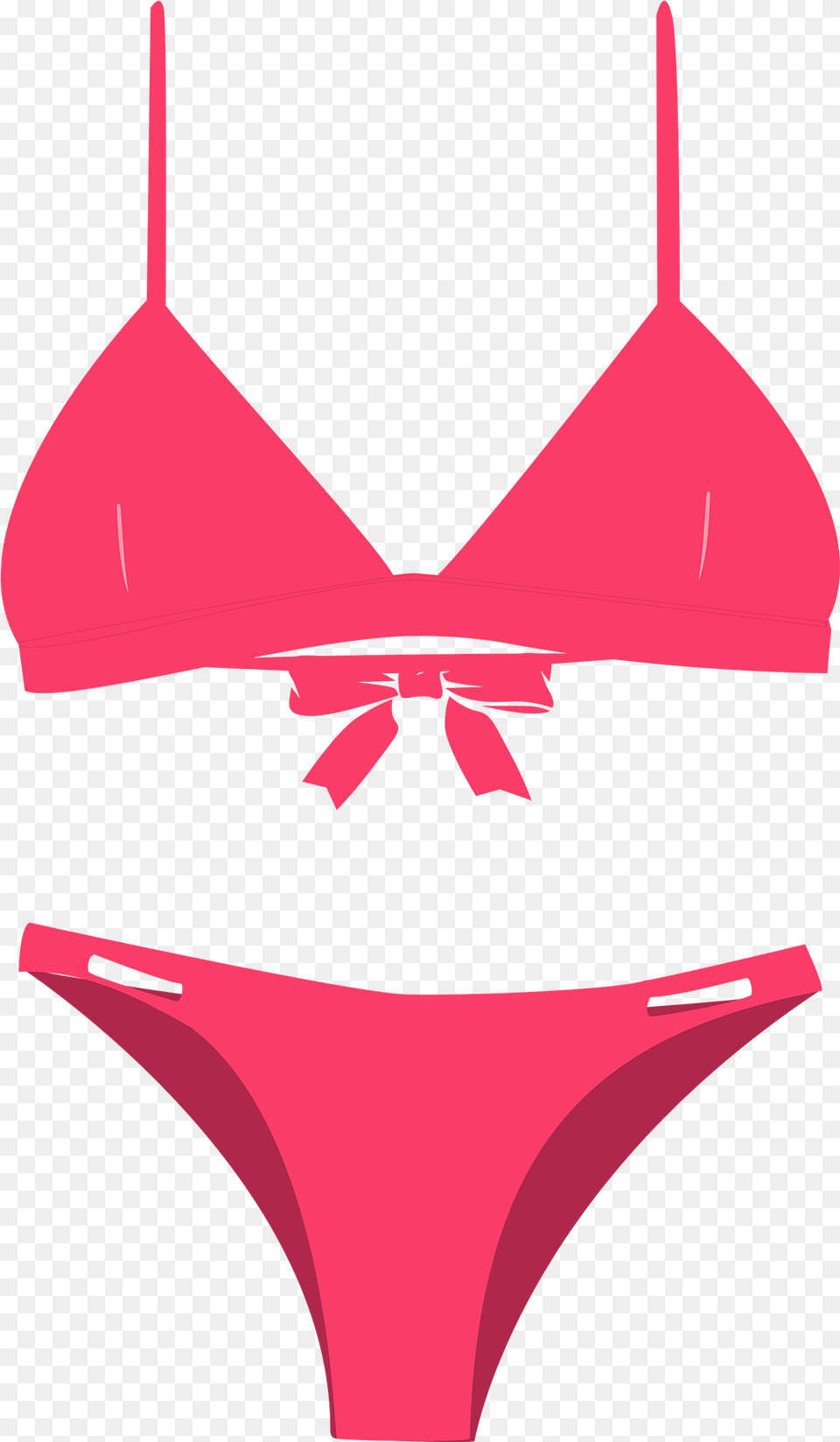 Neon Pink Bikini Set Pink Bikini, Clothing, Lingerie, Swimwear, Underwear Free Png Download