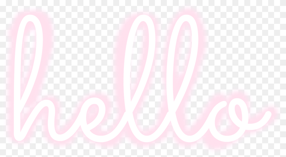 Neon Pink Quothelloquot Hello Neon, Cream, Dessert, Food, Icing Free Png