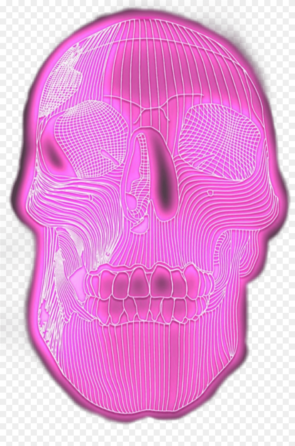 Neon Pink Skull Neon Skull, Helmet, Head, Person, Ct Scan Png