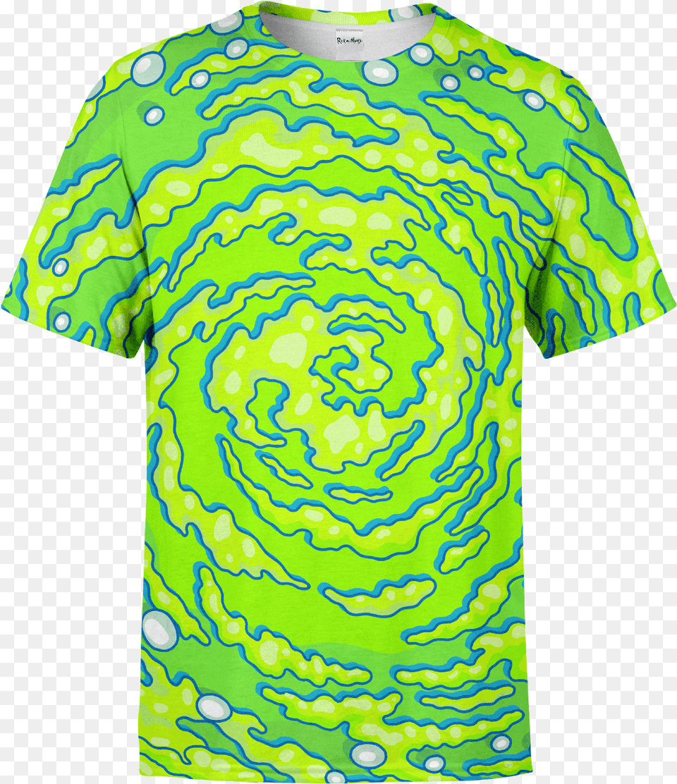 Neon Portal Tee T Shirts Electro Threadsclass Active Shirt, Clothing, Dye, T-shirt, Adult Free Transparent Png