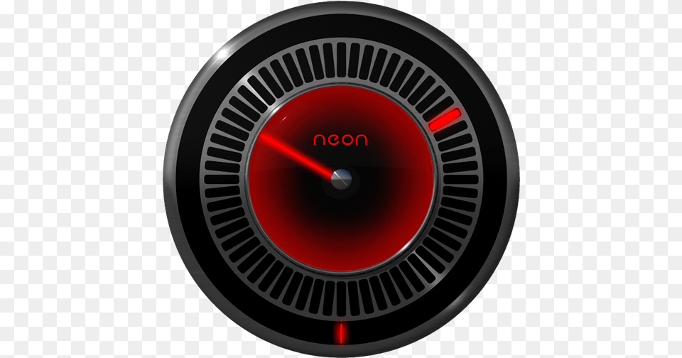 Neon Red Laser Clock Widget Straw Man Award, Gauge, Tachometer, Appliance, Blow Dryer Free Transparent Png