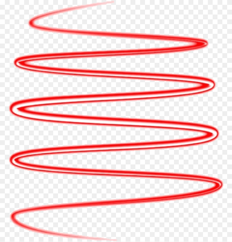 Neon Red Swirl Neonspiral Spiral Neonswirl Line Overlay Light Picsart Editing, Coil Png