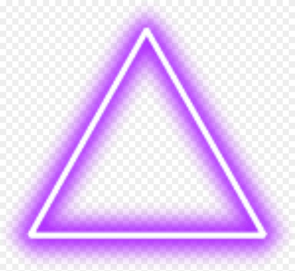 Neon Red Triangle Free Png