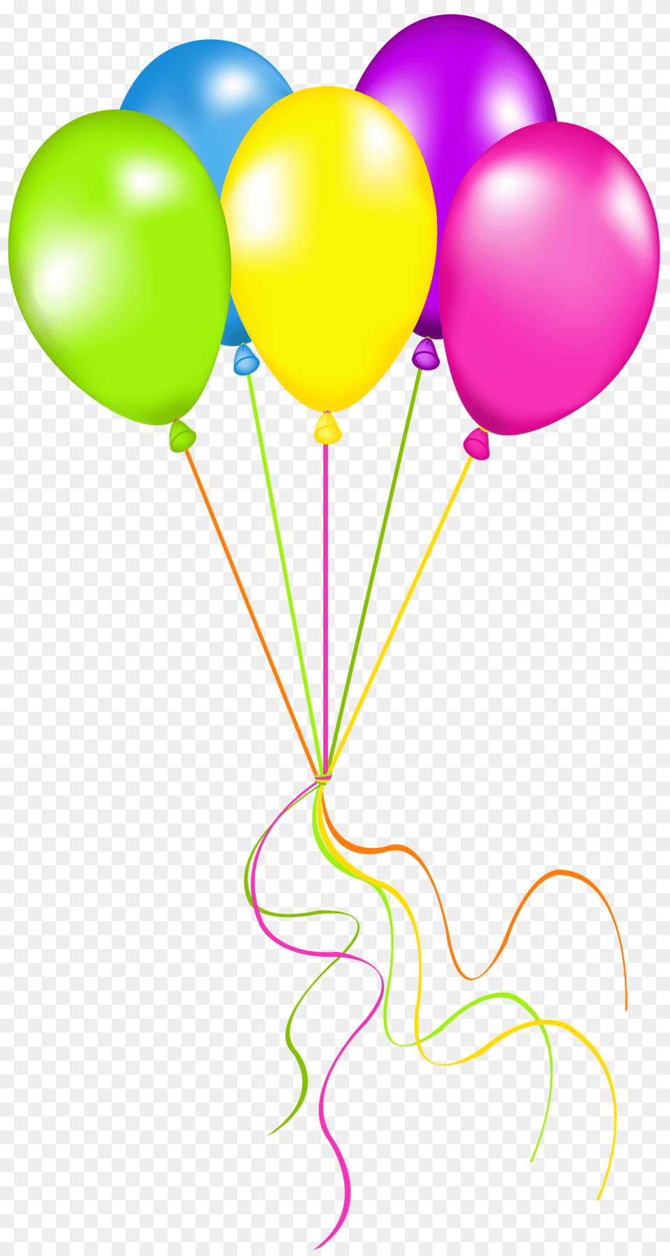 Neon Ribbon Cliparts, Balloon Free Transparent Png