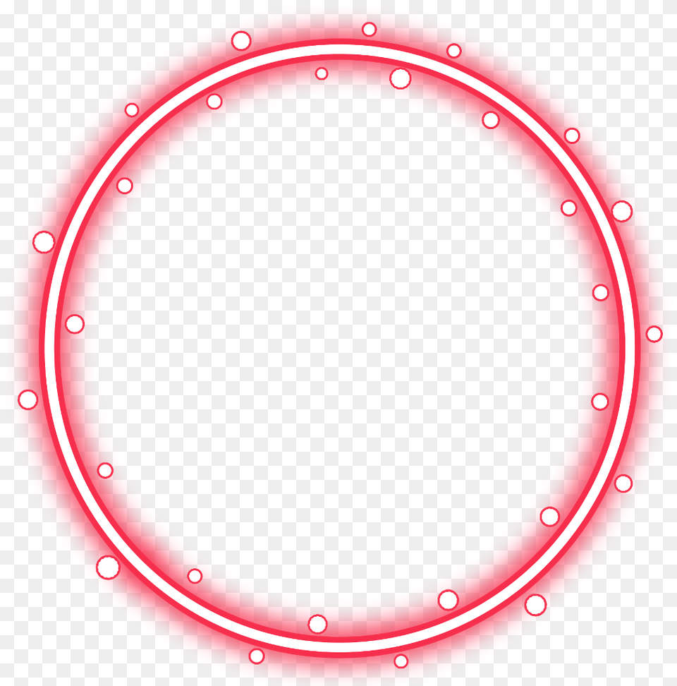 Neon Round Red Freetoedit Circle Frame Border Geometric, Window Png Image