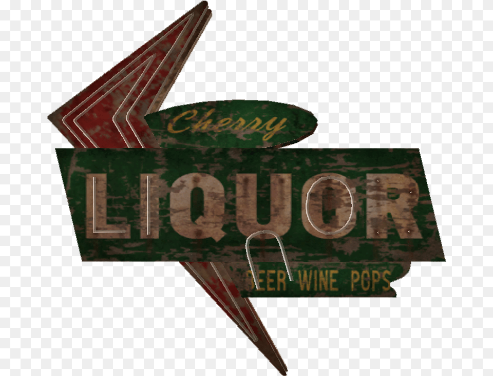 Neon Sign Cherry Liquor Pre War Companies Fallout, Architecture, Building, Hotel, Motel Free Png Download