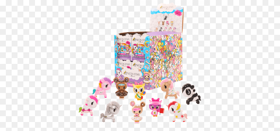 Neon Star By Tokidoki Collectible Figures Series Neon Star X Tokidoki Collectble Figure Styles May, Toy, Baby, Person Png Image