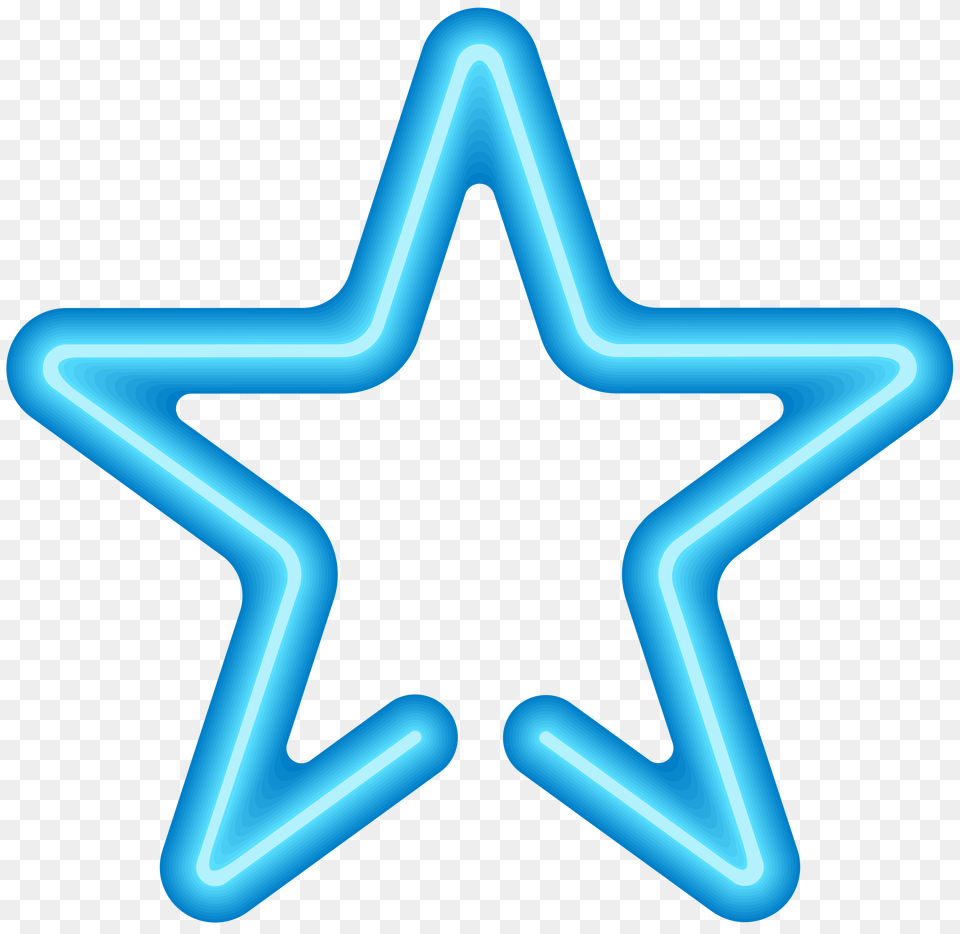 Neon Star Clip Art, Light, Star Symbol, Symbol Free Png Download