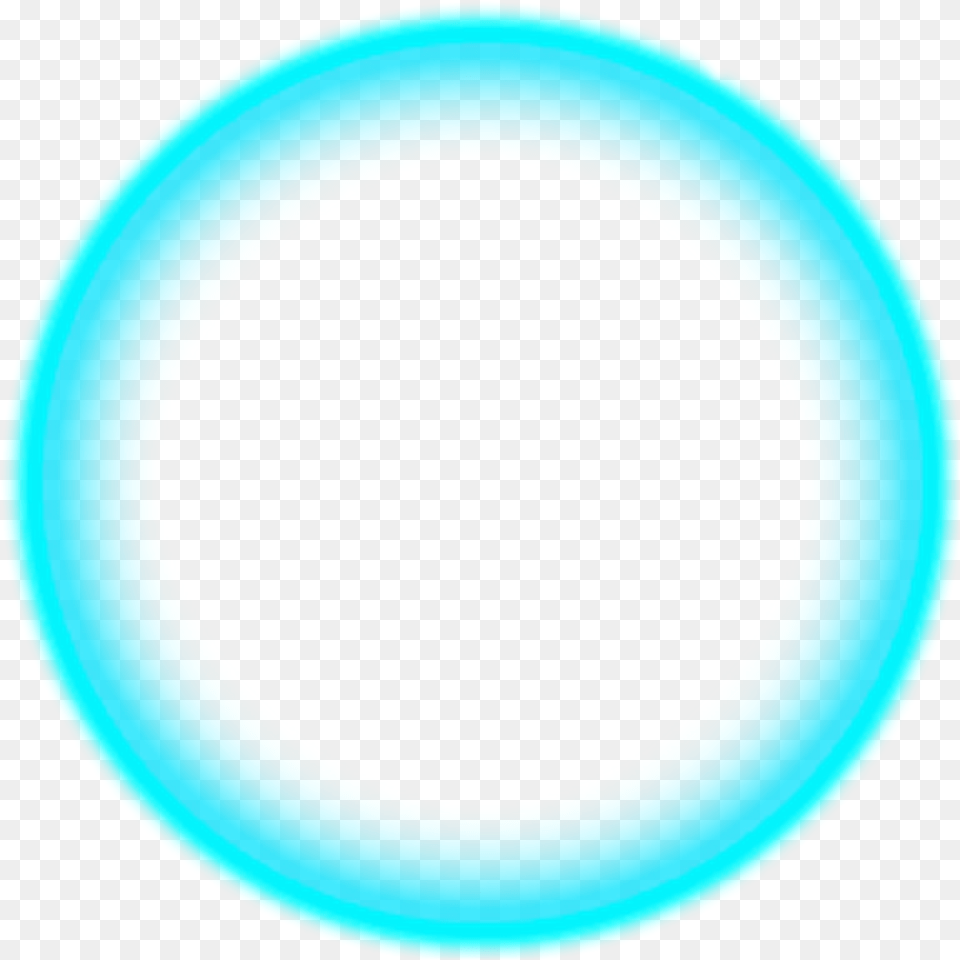 Neon Swirl Wind Twister Circle Blue Color Gradient, Oval Png Image