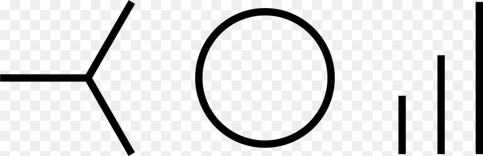 Neon Symbol Circle, Gray Free Png