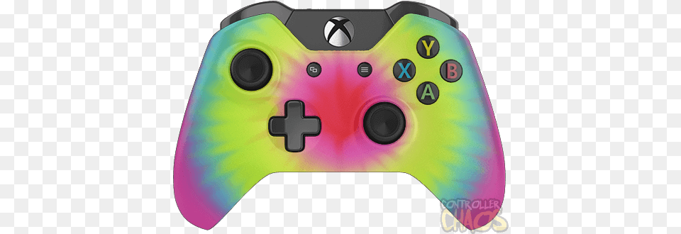 Neon Tie Dye Sea Of Thieves Xbox Controller, Electronics, Disk Free Transparent Png