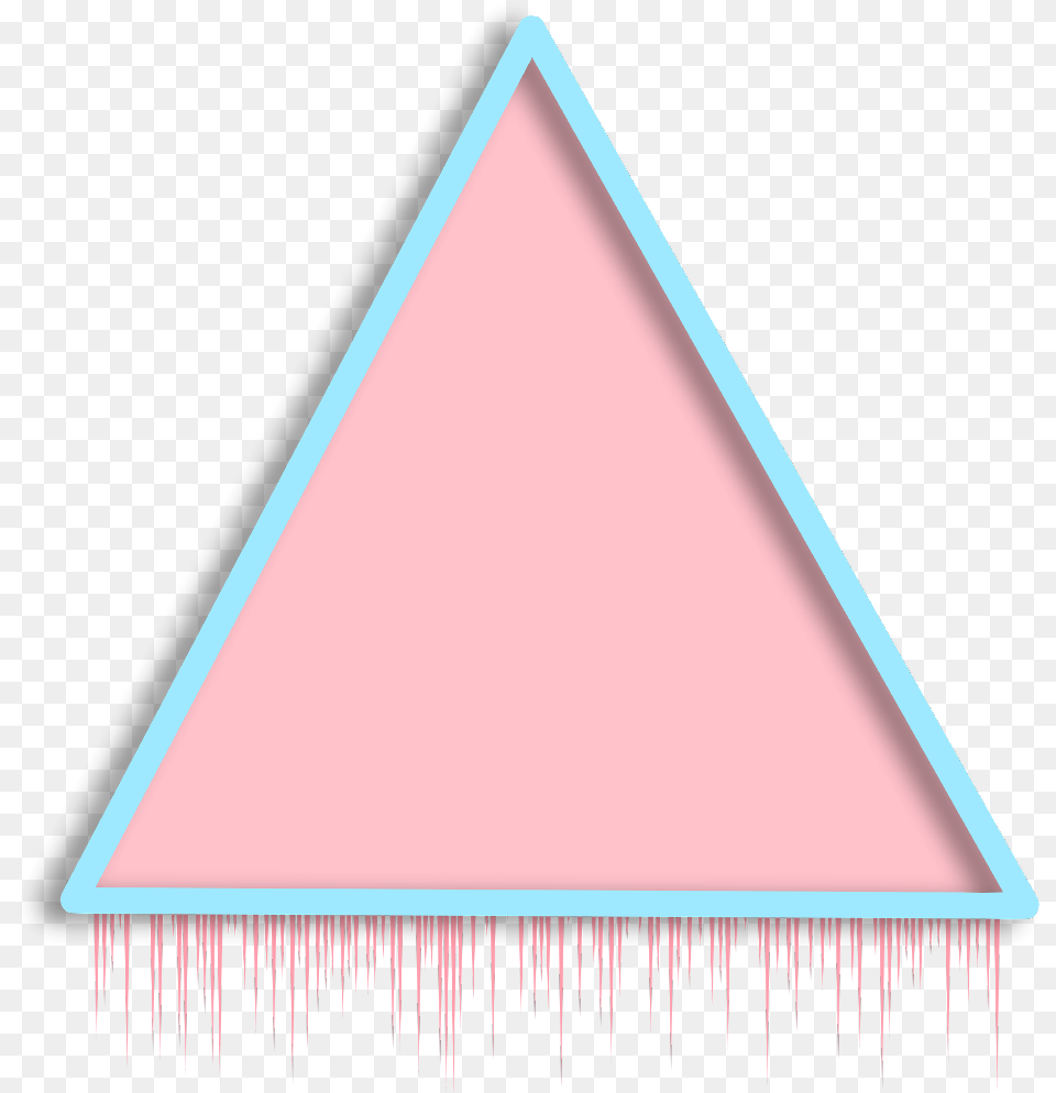 Neon Triangle Blue Png Image
