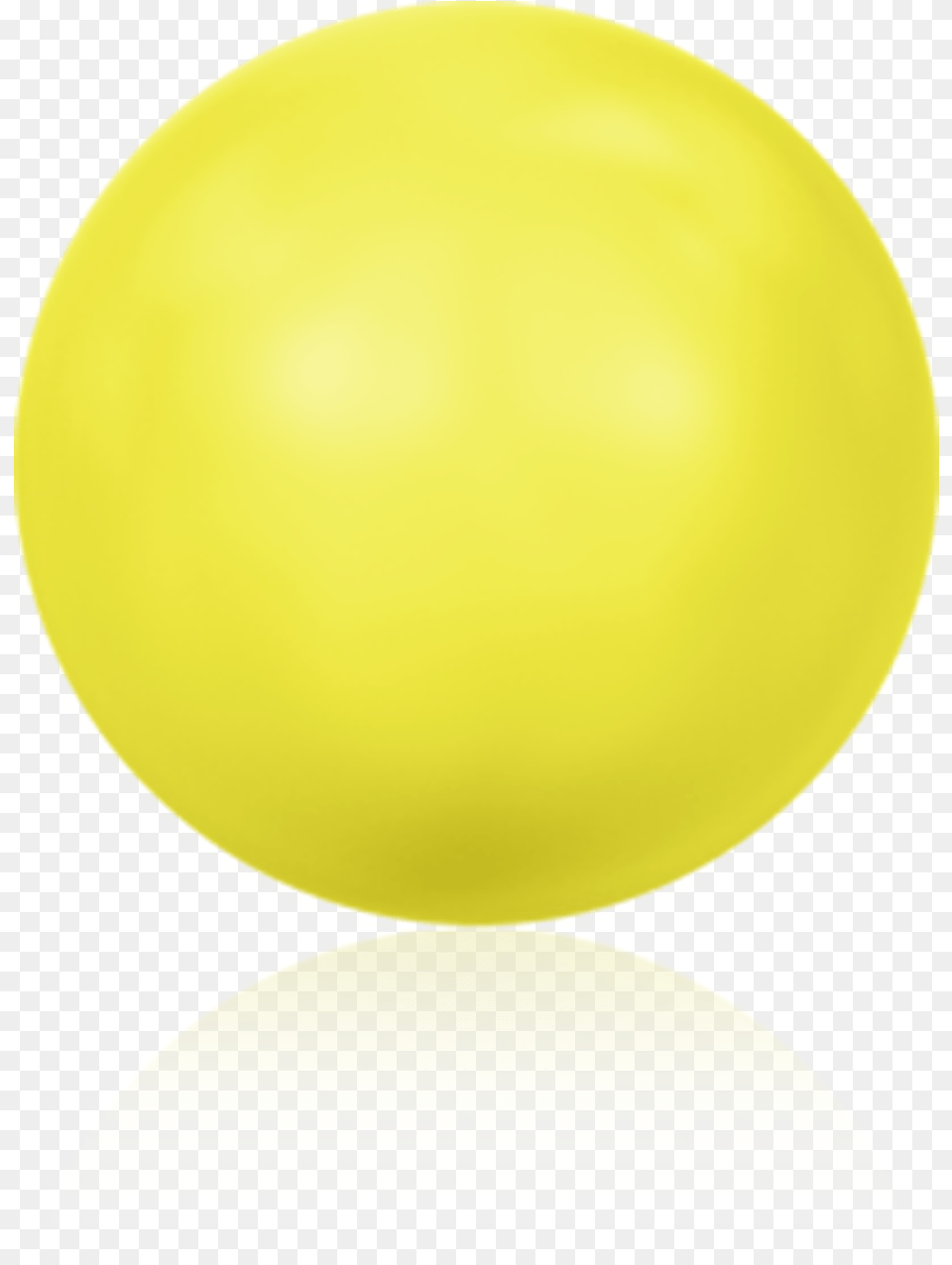 Neon Yellow 4mm 5810 Swarovski Round Drilled Pearl Solid, Balloon, Sphere, Disk Png Image