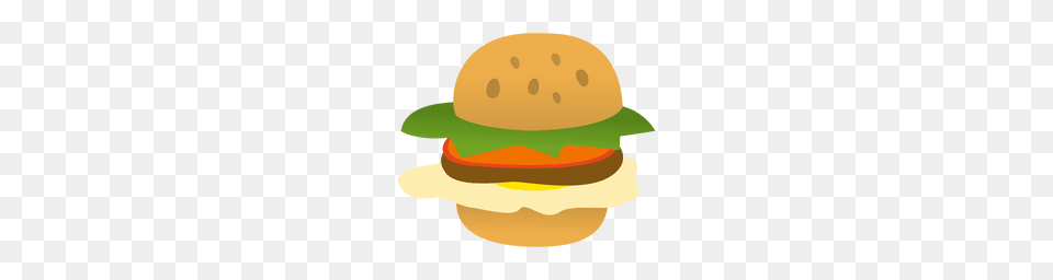 Neon Yellow Burger Icon, Food Png