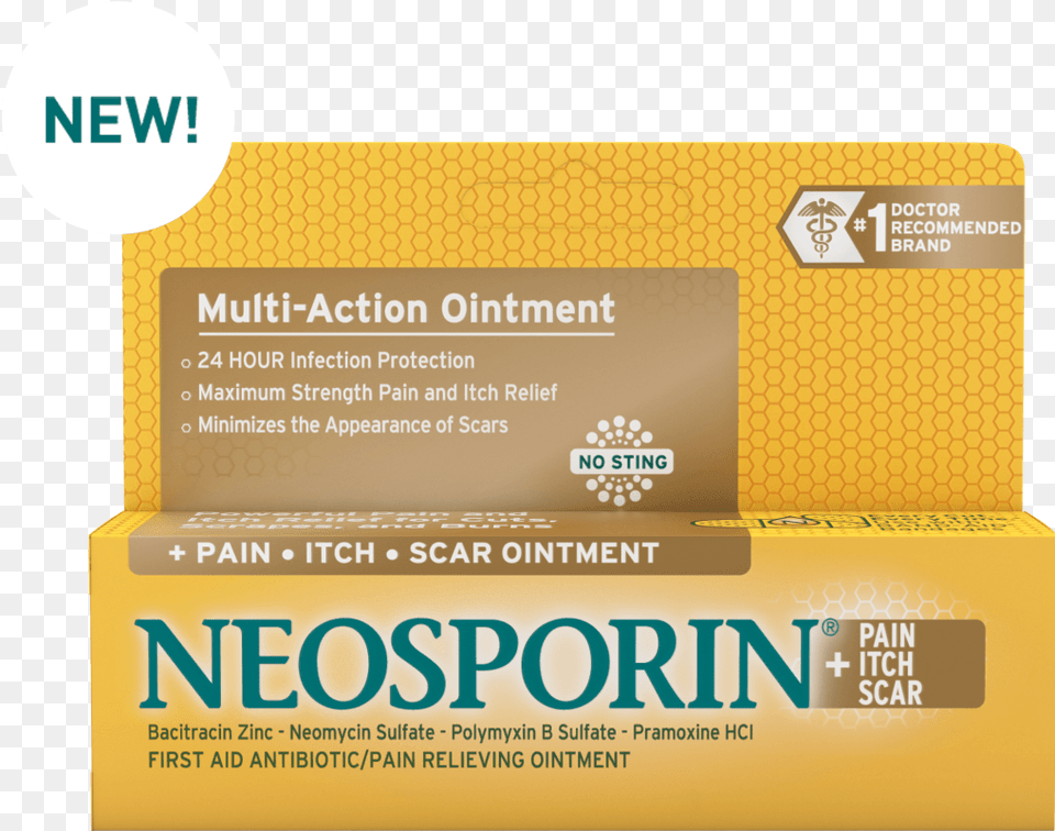 Neosporin Pain Itch Neosporin For Cuts, Text Png Image