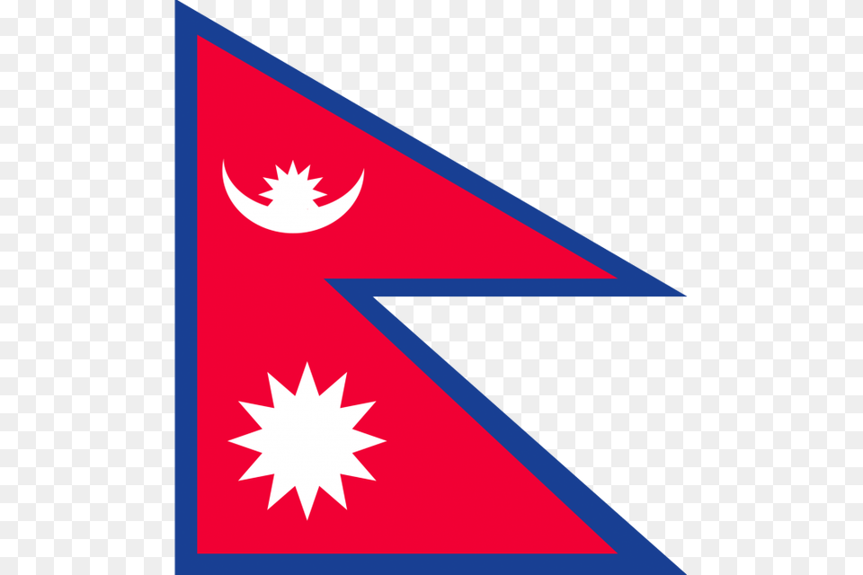 Nepal Flag Chicago Medicine, Triangle, Symbol Free Transparent Png