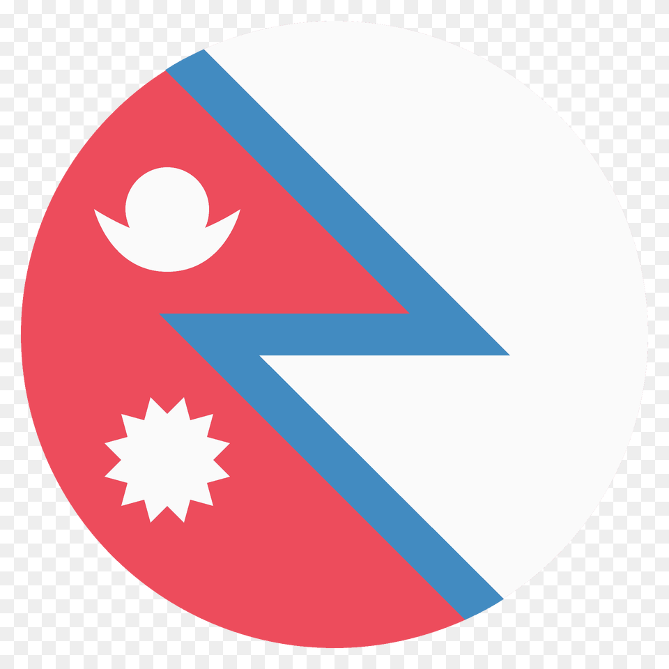 Nepal Flag Emoji Clipart, Logo, Badge, Symbol Free Png