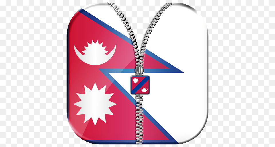 Nepal Flag Zipper Lock Screen Download Apk For Android Png
