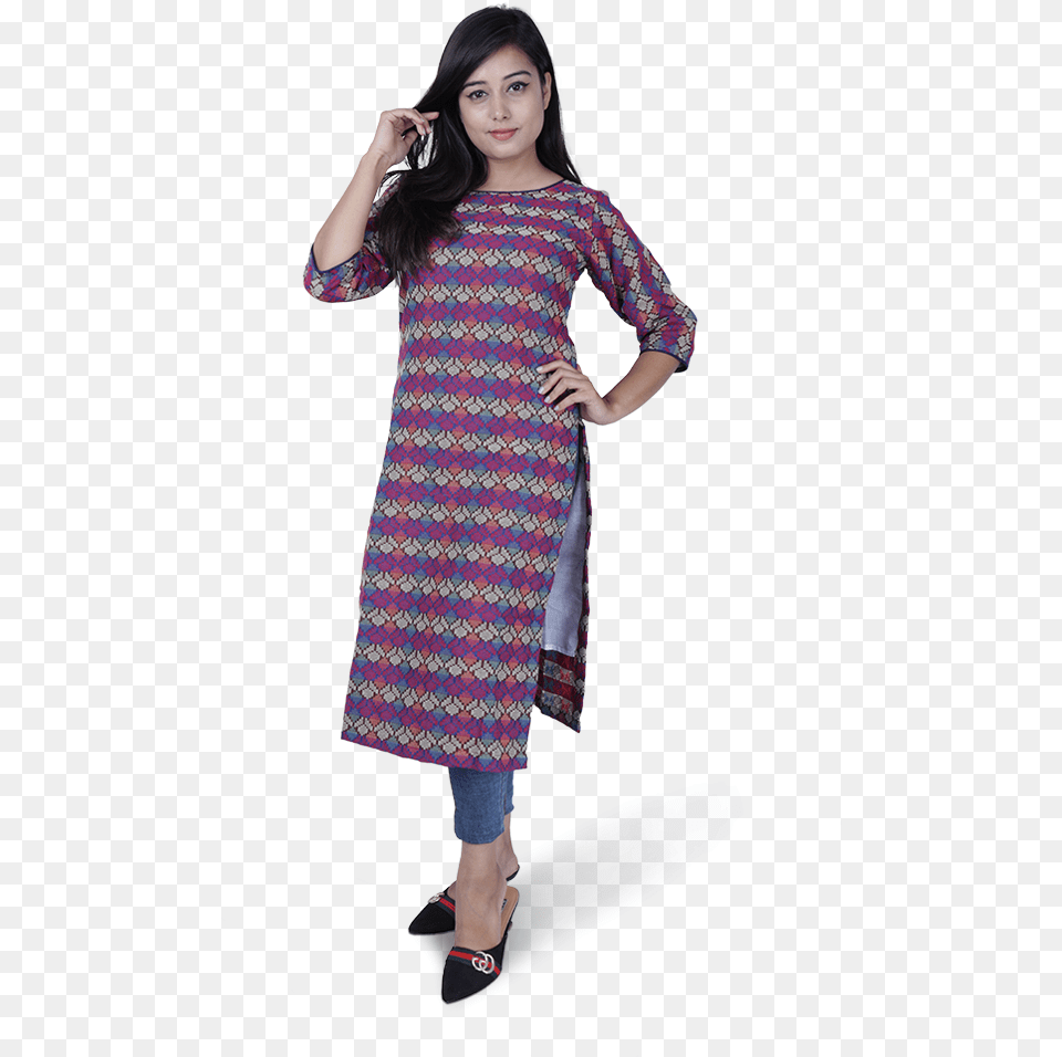 Nepali Dhaka Dress Design, Clothing, Adult, Person, Female Free Transparent Png