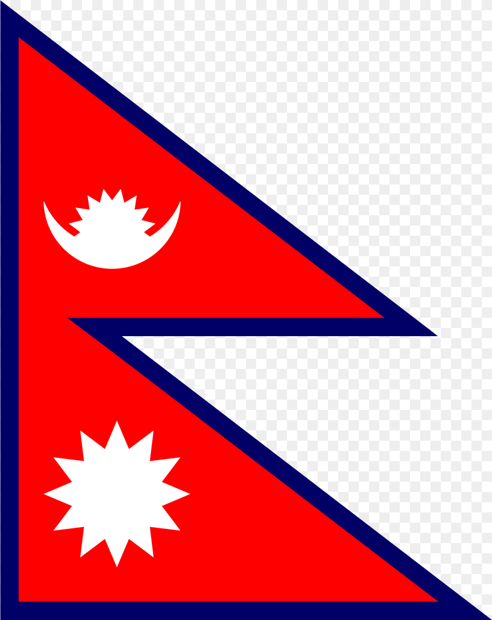 Nepali Flag Clipart No Independence Day Country, Triangle Free Png Download