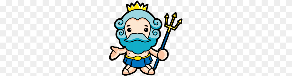 Neptune God Transparent Neptune God Images, Baby, Person, Trident, Weapon Free Png