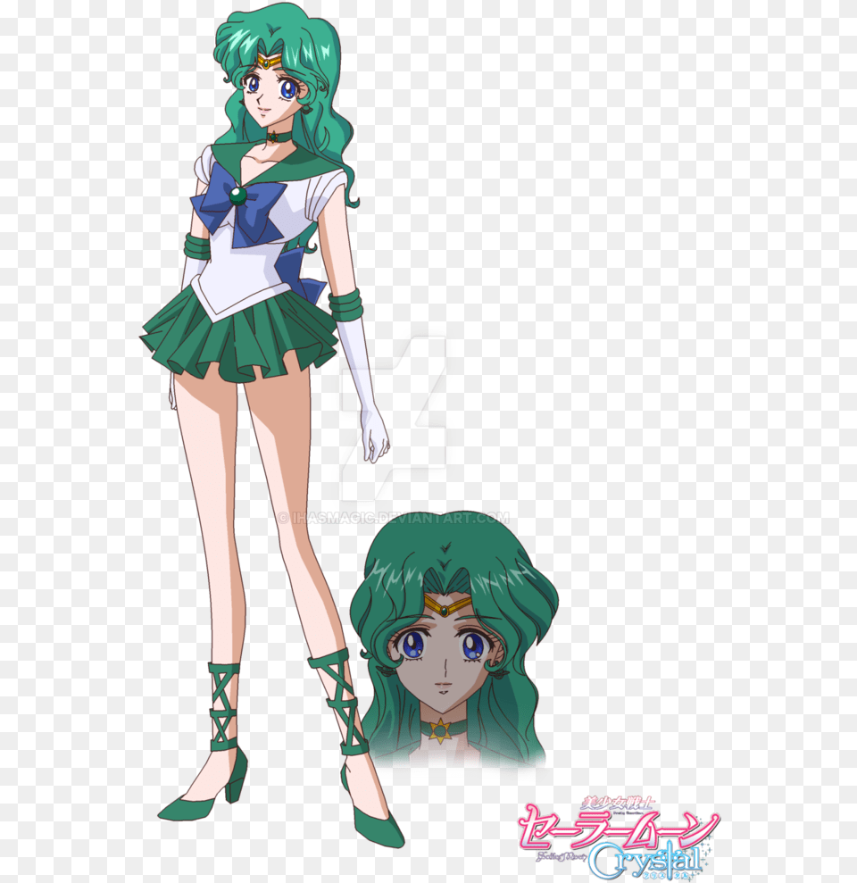 Neptune Sailor Moon Saturn, Publication, Book, Clothing, Comics Free Transparent Png