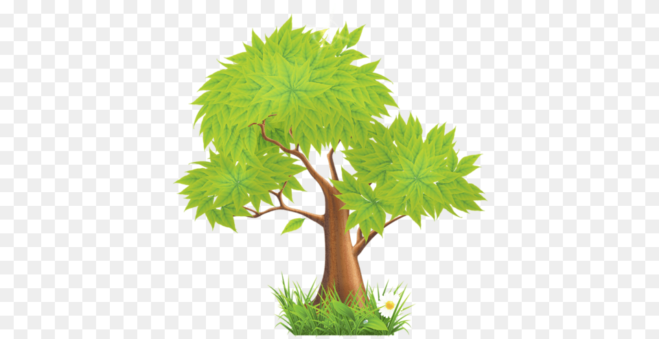 Nerazobrannoe V Derevya Tree In The Park Sticker, Green, Leaf, Oak, Plant Png