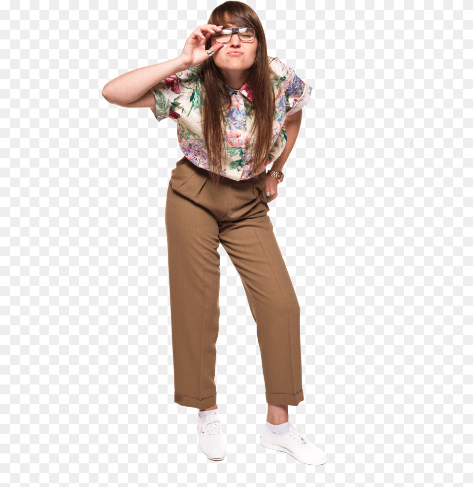 Nerd Costume Girl, Clothing, Pants, Woman, Adult Free Png
