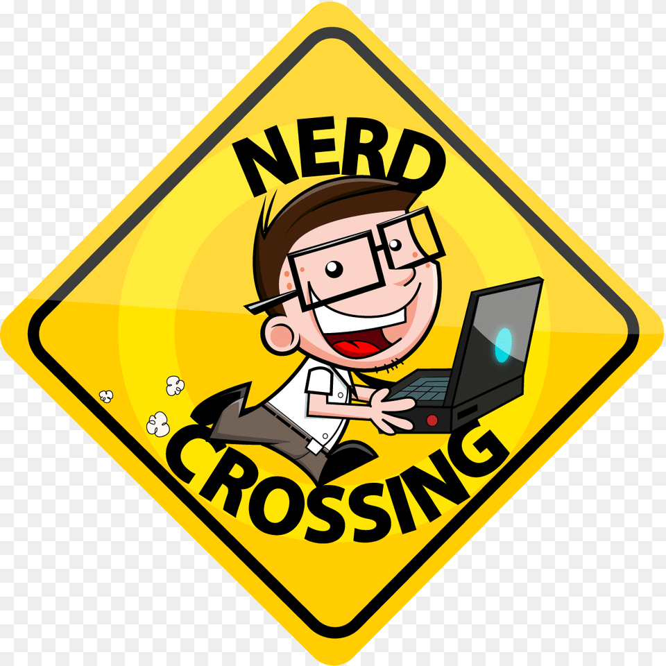 Nerd Crossing, Sign, Symbol, Logo, Face Free Png Download