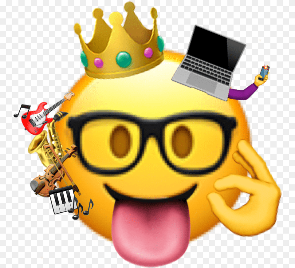 Nerd Emoji, Pc, Computer, Electronics, Laptop Free Png