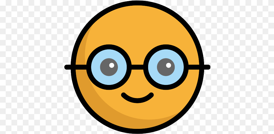Nerd Emoji Icon Iphone Nerd Emoji Black And White, Accessories, Glasses, Astronomy, Moon Png