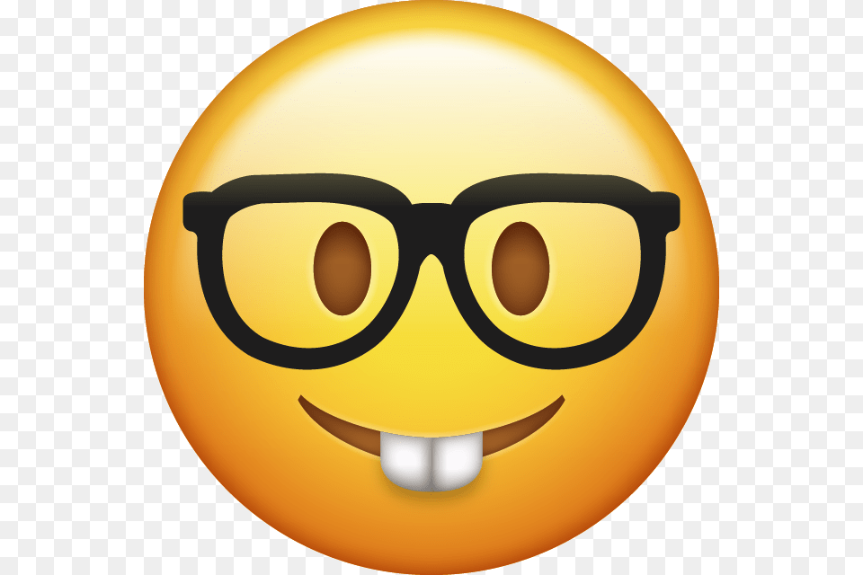 Nerd Emoji Icon Pawis Emoji Bday Emoji, Accessories, Glasses, Sphere, Clothing Png Image