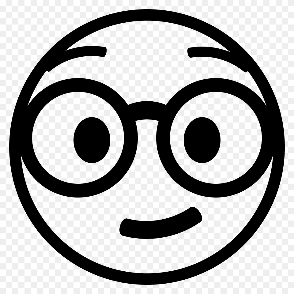 Nerd Face Emoji Clipart, Accessories, Glasses, Sphere, Ammunition Png Image