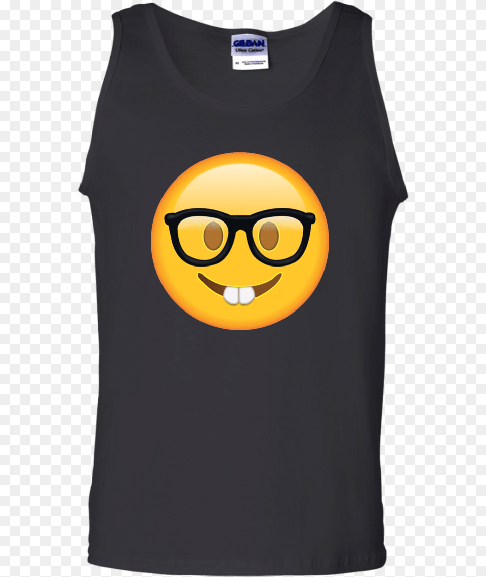 Nerd Glasses Emoji Teehoodietank Black Loud House Shirt, Clothing, T-shirt, Accessories, Tank Top Free Transparent Png