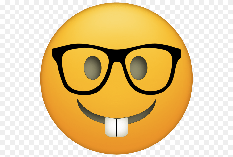 Nerd Glasses Emoji Transparent Emoji, Accessories, Face, Head, Person Png Image