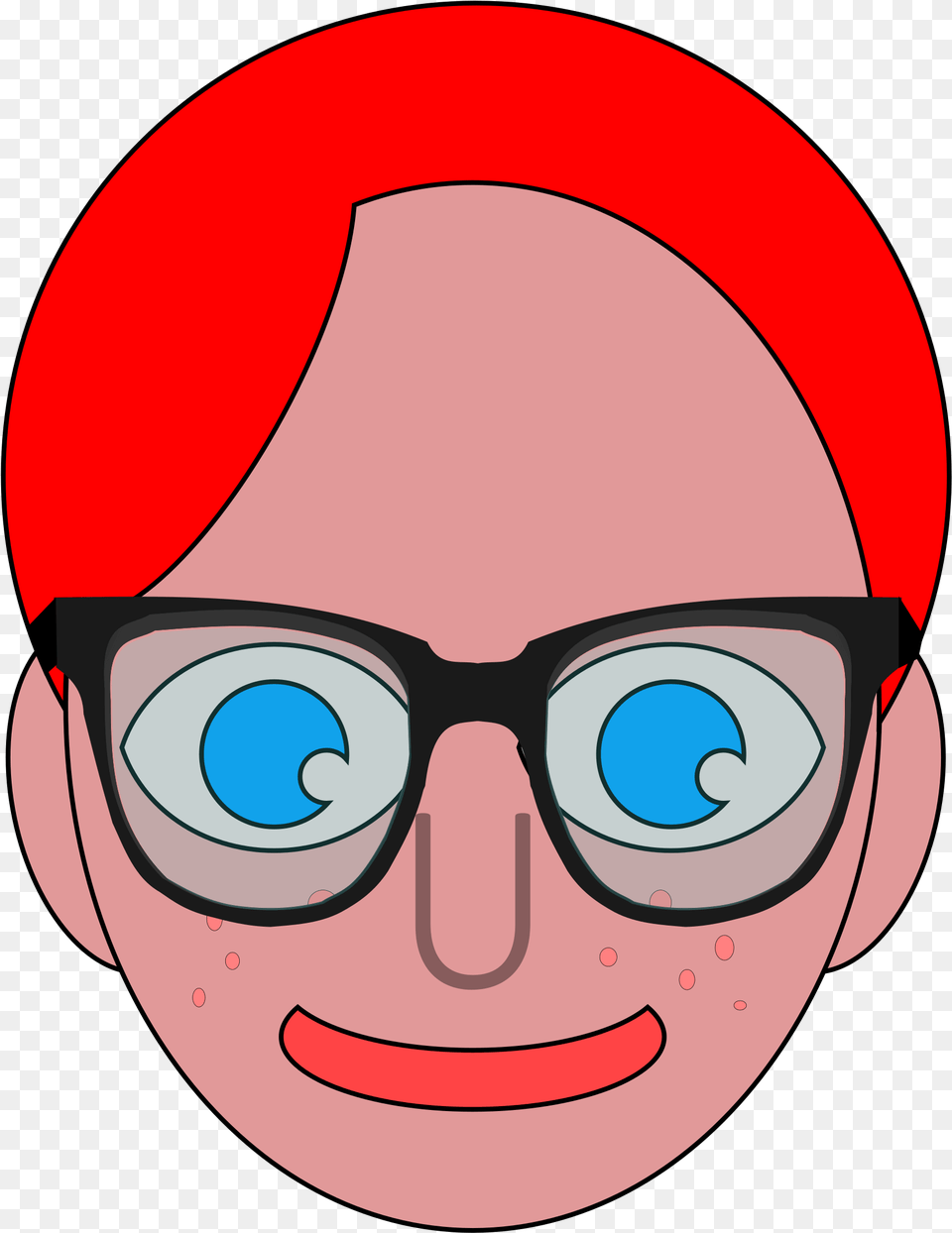 Nerd Glasses Face Glasses Cartoon, Accessories, Hat, Clothing, Cap Free Png Download