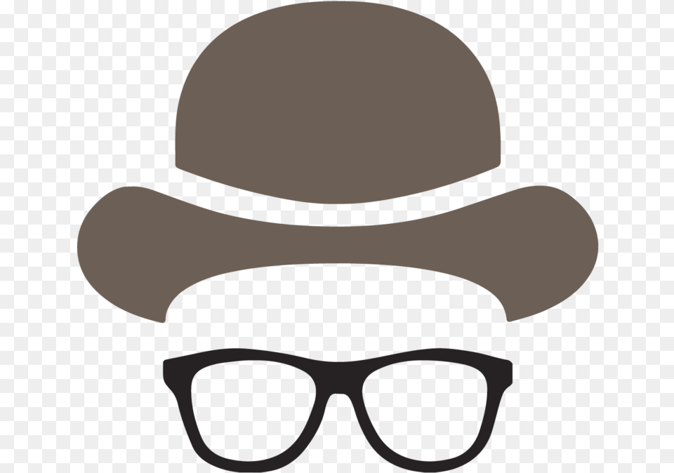 Nerd Hat Solutions Bowler Icon, Clothing, Sun Hat, Accessories, Glasses Png