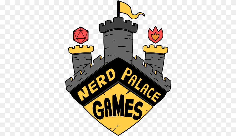 Nerd Palace Games Cartoon, Badge, Logo, Symbol Free Png