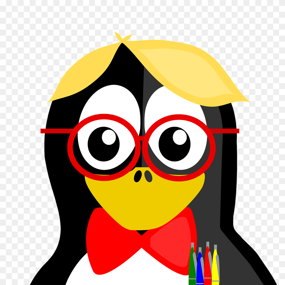 Nerd Penguin Clipart, People, Person, Accessories, Formal Wear Free Png Download
