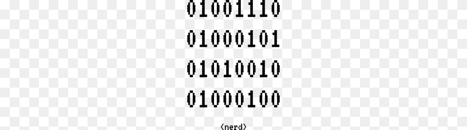Nerd Programmer Binary Code It Gift Funny, Gray Free Png Download
