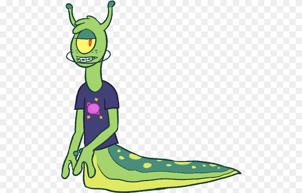 Nerd Slug Alien Thot Cartoon Png