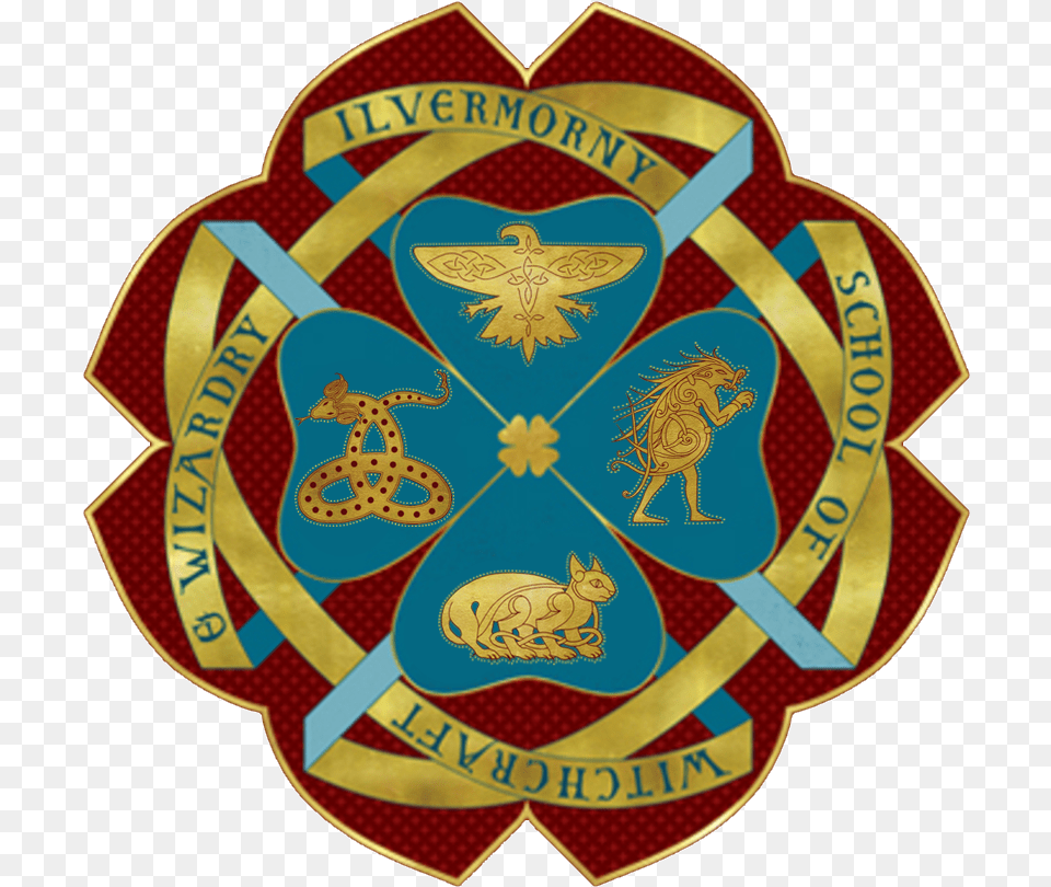 Nerd Thoughts January 2017 Ilvermorny Harry Potter, Badge, Logo, Symbol, Emblem Png Image