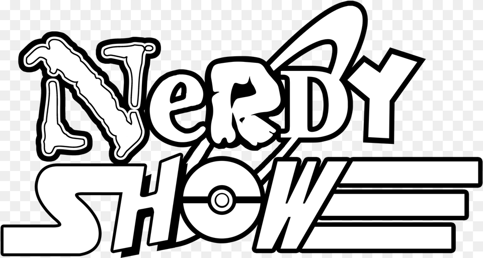 Nerdy Show, Stencil, Logo, Text Png Image