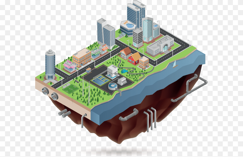 Nereda Smart Water Nereda, Cad Diagram, Diagram, City, Urban Png