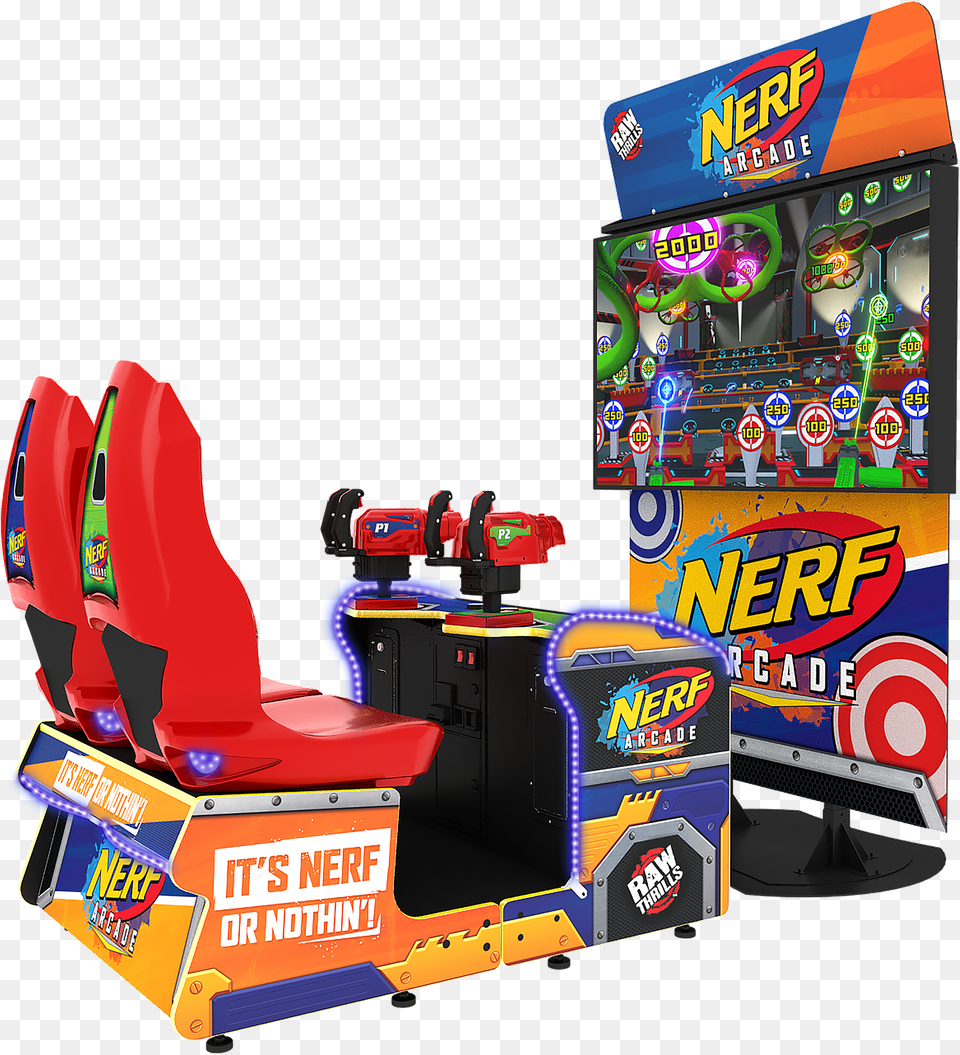Nerf Arcade By Hasbro And Raw Thrills Free Png Download