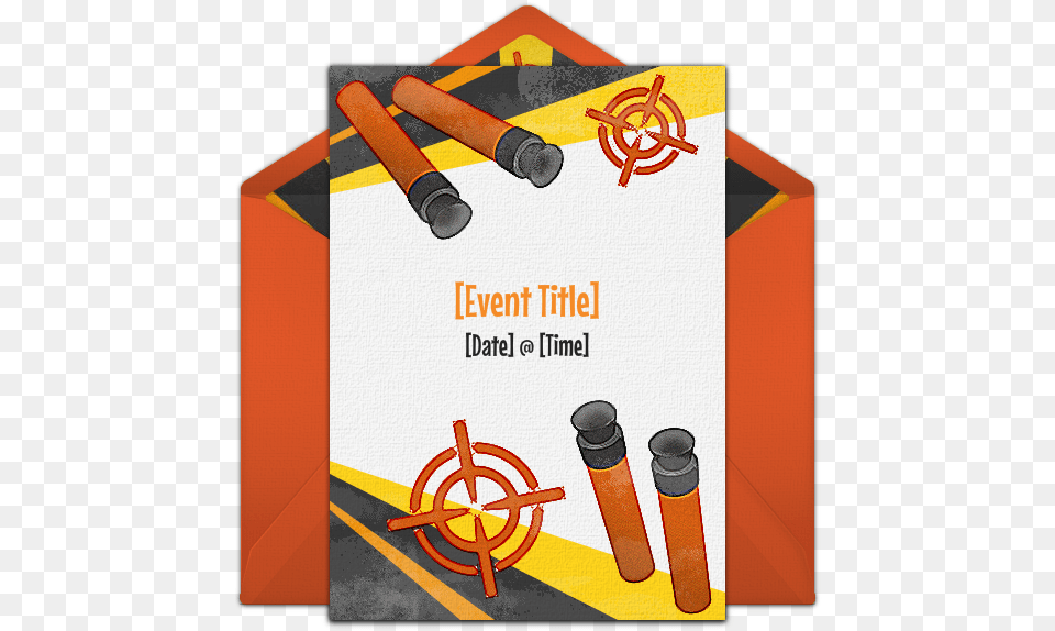 Nerf Birthday Party Invitations, Weapon, Dynamite Png