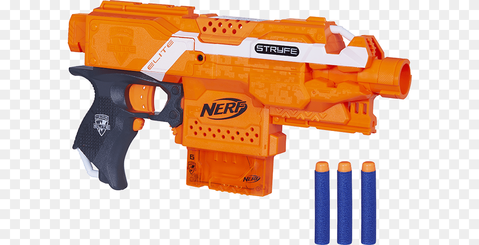 Nerf Elite Stryfe Xd Large Nerf Gun N Strike Elite, Toy, Water Gun, Firearm, Weapon Free Png