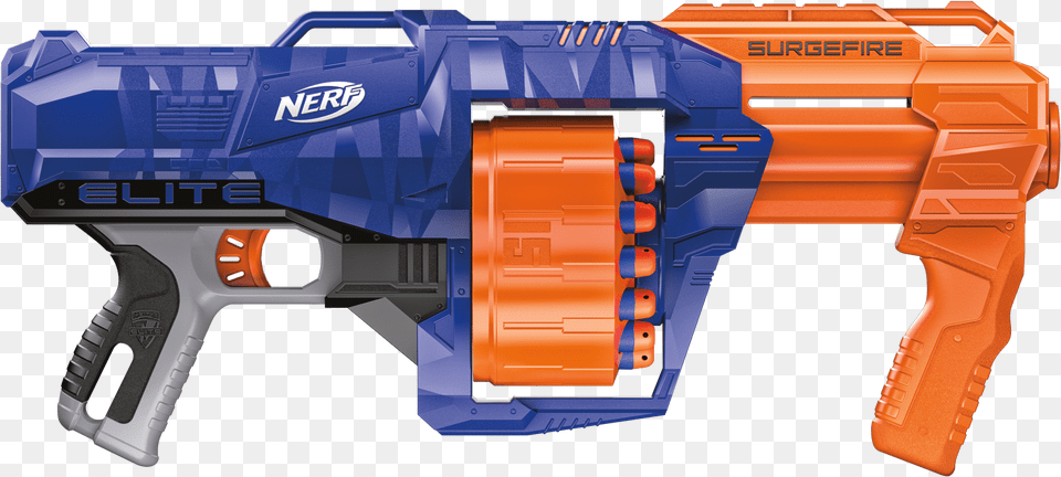 Nerf Elite Surgefire, Toy, Mailbox, Firearm, Weapon Png Image